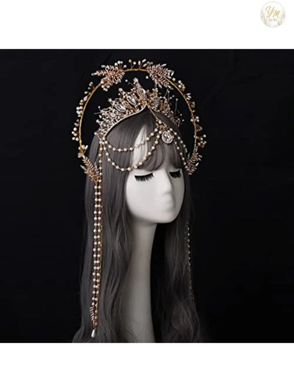 Goddess Halo Crown Headband Halloween Costume Headpiece Metal